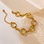 KAYA sieraden Open Hearts Bracelet | Stainless Steel Gold