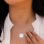 KAYA sieraden Necklace 'Beaded Disc' with Engraving
