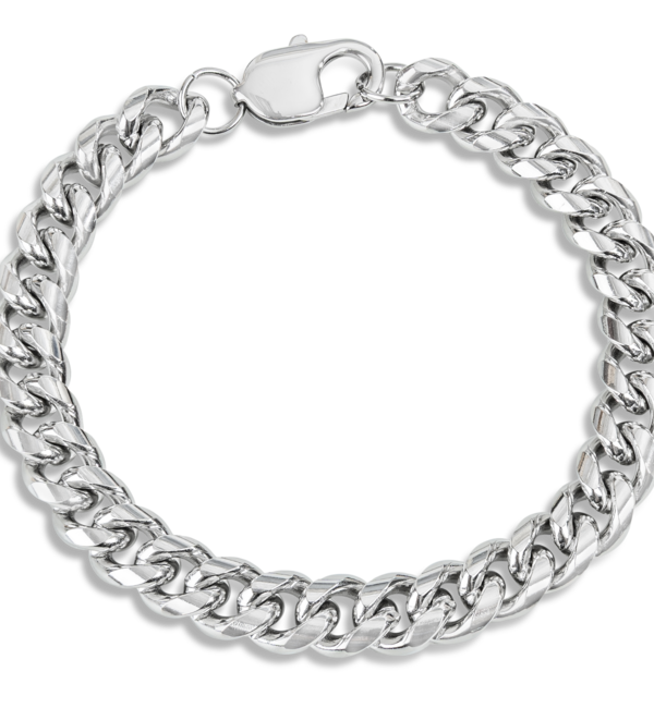 KAYA sieraden Steel Men's Bracelet Gourmet Silver | 9 mm