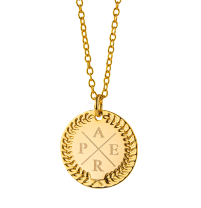 KAYA sieraden Personalized necklace with initials ‘Olivia’