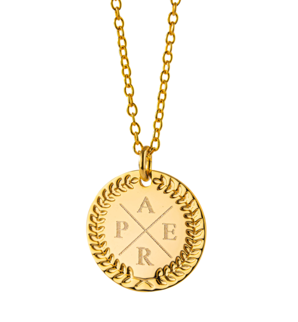 KAYA sieraden Personalized necklace with initials ‘Olivia’