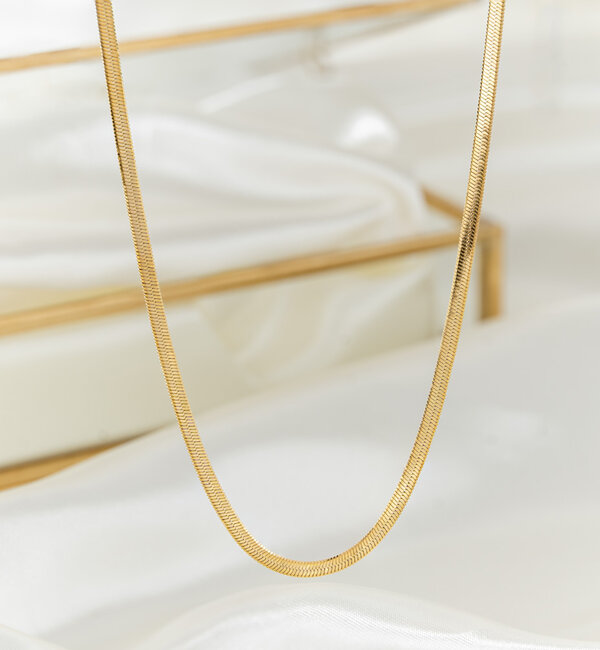 KAYA sieraden Necklace set Clover and Shells | Stainless Steel Gold