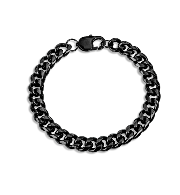 KAYA sieraden Steel Men's Bracelet Gourmet Black | 9 mm