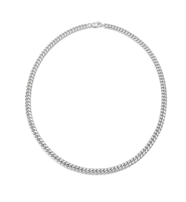 KAYA sieraden Men’s stainless steel gourmet necklace silver | 6 mm