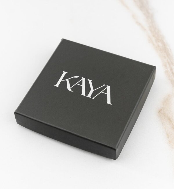 KAYA sieraden Stalen herenketting gourmet Zwart I 4 mm