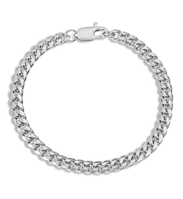 KAYA sieraden Steel Men's Bracelet Gourmet Silver | 6 mm