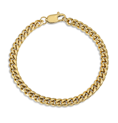 KAYA sieraden Steel Men's Bracelet Gourmet Gold | 6 mm