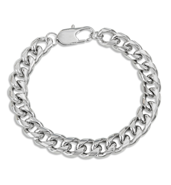 KAYA sieraden Steel Men's Bracelet Gourmet Silver | 11 mm