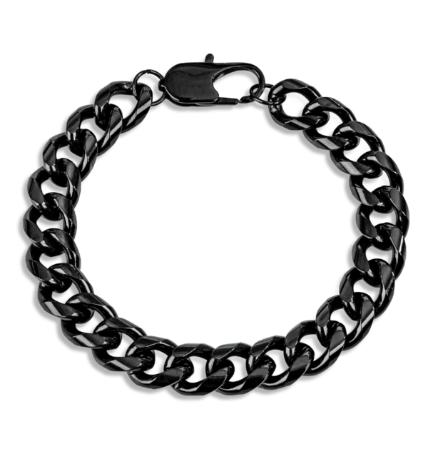 KAYA sieraden Steel Men's Bracelet Gourmet Black | 11 mm
