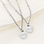 KAYA sieraden Moeder Dochter Kettingen met Naam Hartjes | Stainless steel