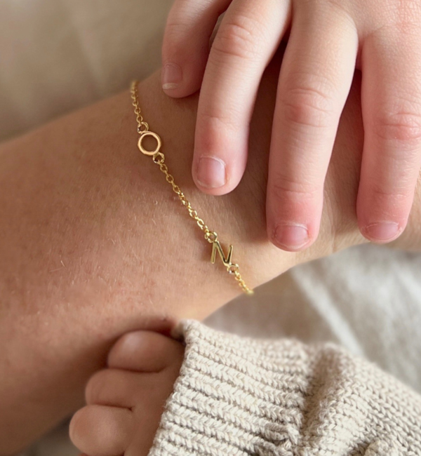 KAYA sieraden Inline armband Letters | Kies het aantal