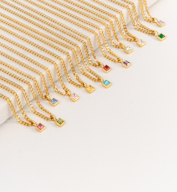 KAYA sieraden Necklace with Birthstone - Copy