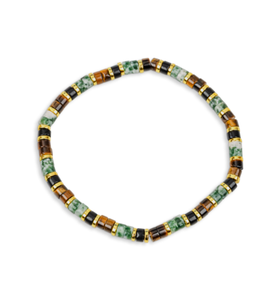 KAYA sieraden Edelsteen Kinderarmband | Groene Jade