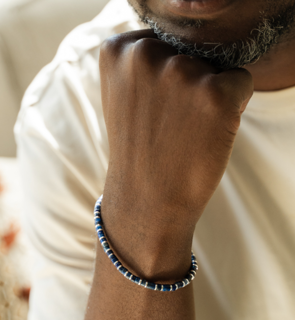 KAYA sieraden Green Beads Bracelet Men - Copy