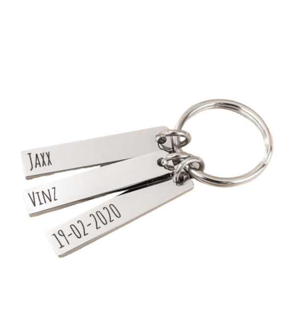 KAYA sieraden Keychain with Name Charms | Choose your Charms