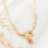 KAYA sieraden Birthstone Link Chain | Stainless Steel