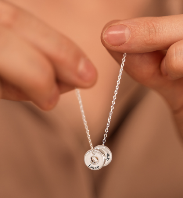 KAYA sieraden Loose engraved donut charm