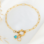 KAYA sieraden Two Birthstone Link Bracelet | Stainless Steel