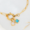 KAYA sieraden Two Birthstone Link Bracelet | Stainless Steel