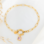 KAYA sieraden Link Bracelet with Round Clasp 'Nova Perola' - Choose your Charms | Stainless Steel - Copy