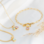 KAYA sieraden Link Bracelet with Round Clasp 'Nova Perola' - Choose your Charms | Stainless Steel - Copy
