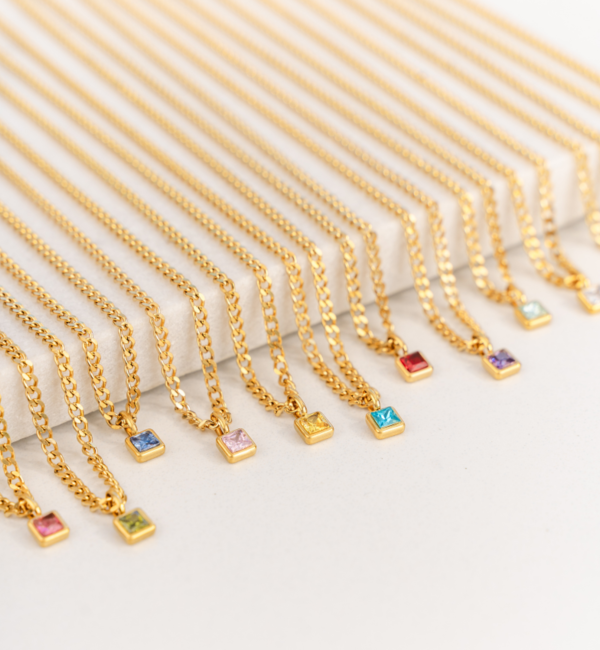 KAYA sieraden Necklace with Birthstone - Copy