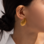 KAYA sieraden Statement Studs Shell I Stainless Steel
