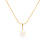 KAYA sieraden Bolletjes Ketting met Parel | Stainless Steel