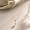 KAYA sieraden Ball Necklace with Pearl | Stainless Steel