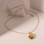 KAYA sieraden Ball Necklace 'Seashell Chic' | Stainless Steel