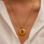 KAYA sieraden Bolletjes Ketting 'Seashell Chic' | Stainless Steel
