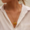KAYA sieraden Necklace 'Shell' Nova Perola | Stainless Steel  - Copy - Copy - Copy - Copy