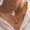 KAYA sieraden Ketting met Bedels  ' Pearl Vibes' | Stainless Steel