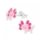 KAYA sieraden Silver Children's Earrings Salamander with crystals