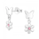 KAYA sieraden Silver Children's Earrings 'Flower & Butterfly'  - Copy