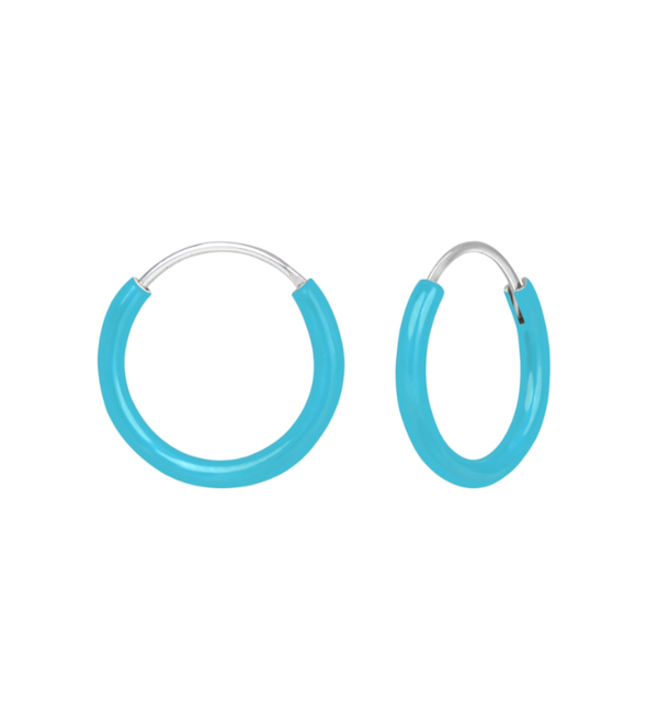 KAYA sieraden Hoop Earrings | Blue