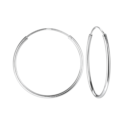 KAYA sieraden Hoop Earrings 'Silver Hoops' | 25 mm