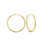 KAYA sieraden Creoles 'Gold Hoops' 20mm | Gold plated