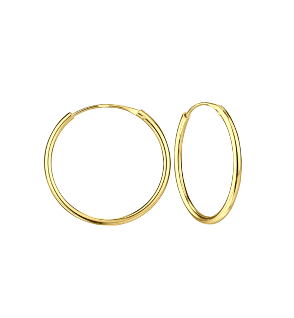 KAYA sieraden Creolen 'Gold Hoops' 20mm | Verguld