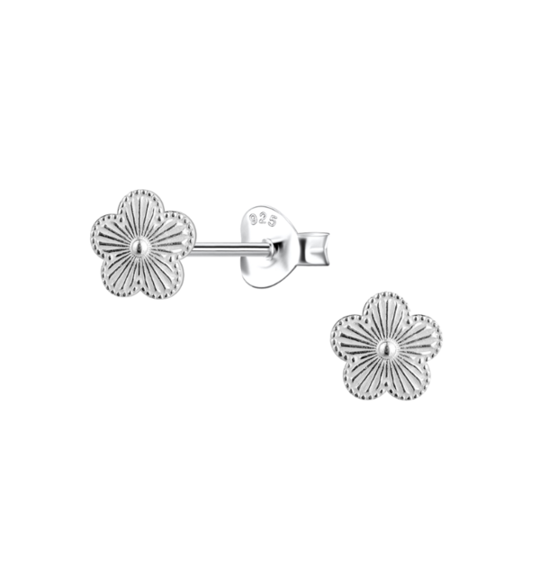 KAYA sieraden Silver Children's Earrings 'Flower' - Copy