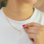 KAYA sieraden Moeder en Dochter Kettingen Set met Letter |  Stainless Steel