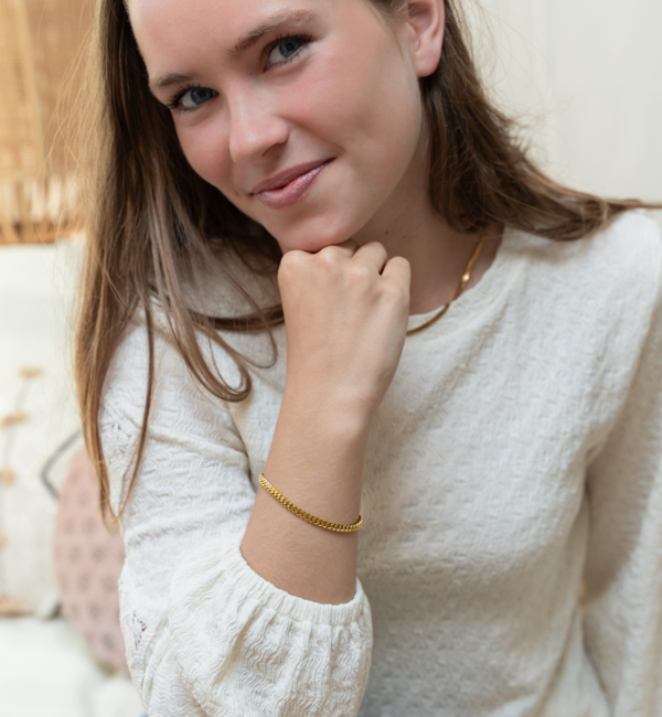 KAYA sieraden Bracelet Herringbone | Stainless Steel - Copy - Copy - Copy