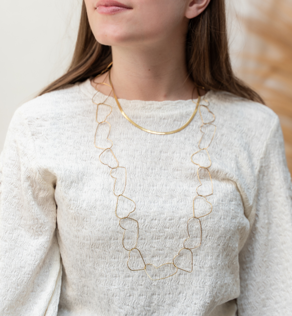 KAYA sieraden Statement necklace 'Boyfriend material' | Stainless Steel