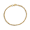 KAYA sieraden  Bracelet Ladies Rope Gold I 3 mm