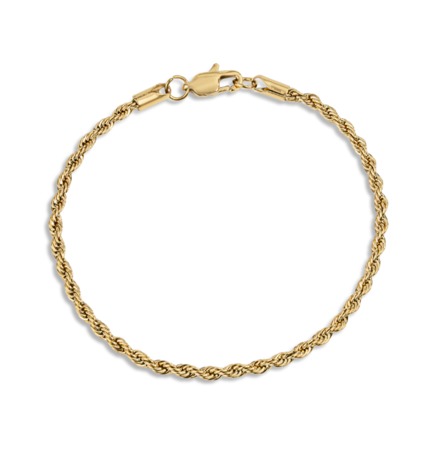 KAYA sieraden  Bracelet Ladies Rope Gold I 3 mm