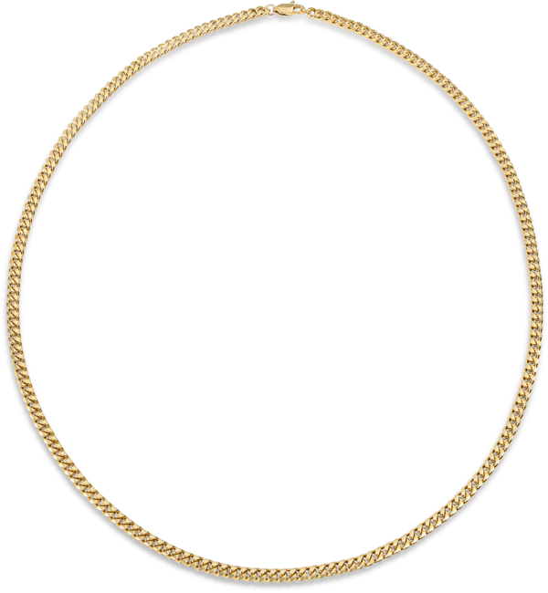 KAYA sieraden Ladies Gold Link Chain I 4 mm
