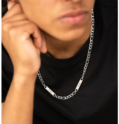 KAYA sieraden Link Chain Men with 1 Name  - Copy