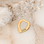 KAYA sieraden Separate Heart Engraving Charm | Stainless Steel