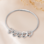 KAYA sieraden Loose engraved charm Heart | Stainless Steel