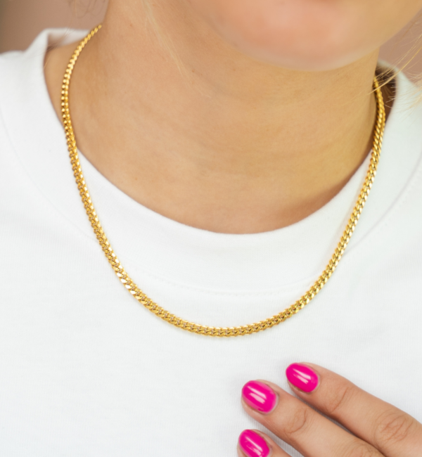 KAYA sieraden Ladies Gold Link Chain I 4 mm